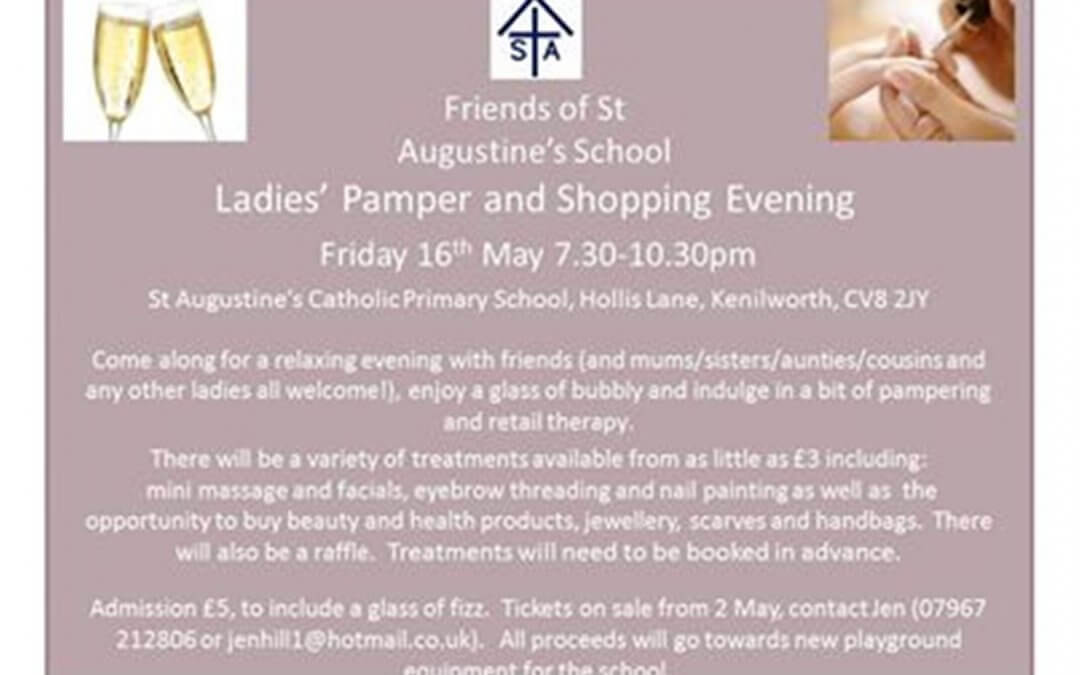 St. Augustine’s School Ladies’ Pamper and Shopping Evening